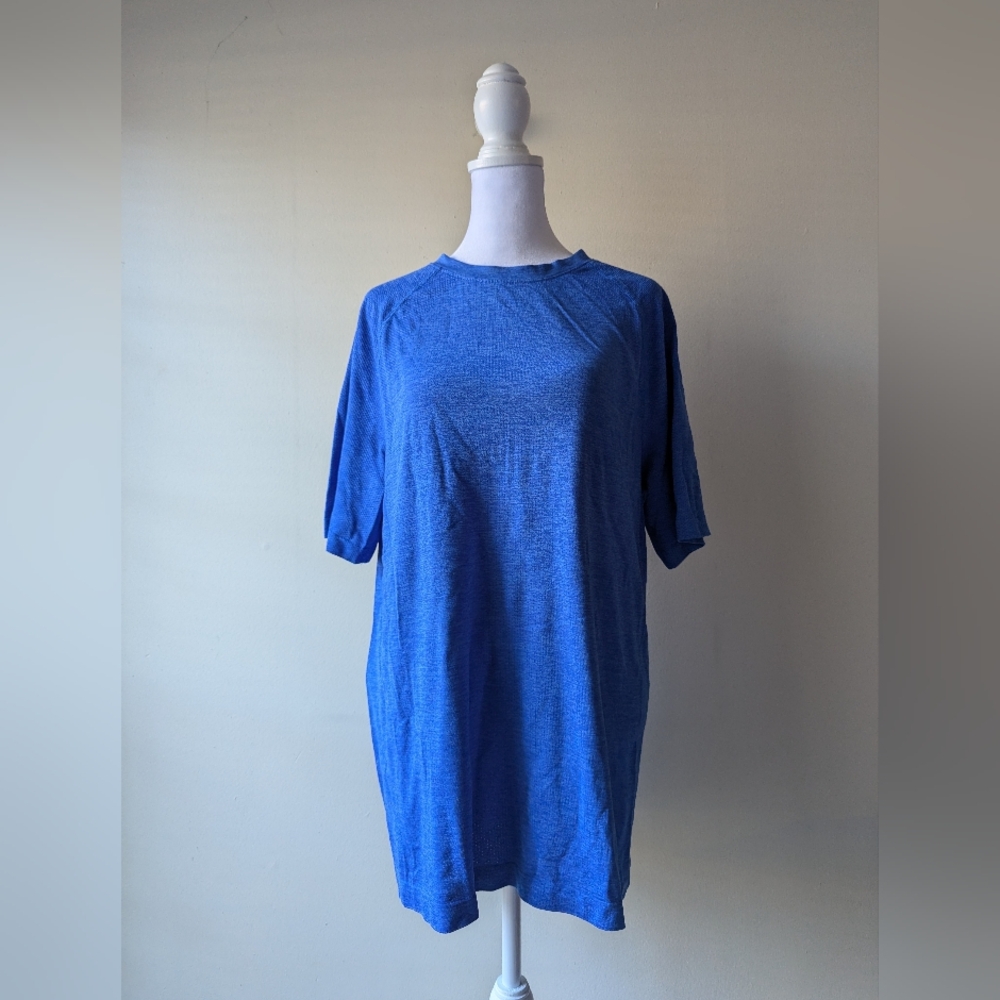Blue Men's Active Workout Top
